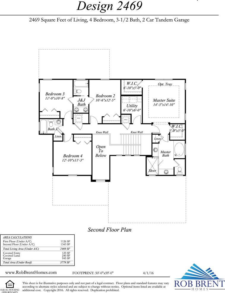 The Chambly Floor plan F2